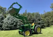 2010 John Deere 6115D MFWD Tractor with Grapple Loader, photo 9